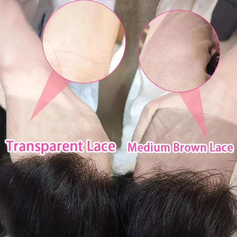 4x6 Lace Framing Short Wavy Bob Wig - Invisible Knots 3D Body Wave Human Hair Wig, 220 Density Shoulder Length Natural Look for Women, Elegant Style Fits All Ethnicities, Versatile Hairpiece, Sophisticated Hairpiece